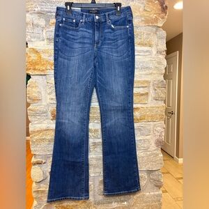 NWT banana republic slim boot denim blue jeans bootcut size 8/29